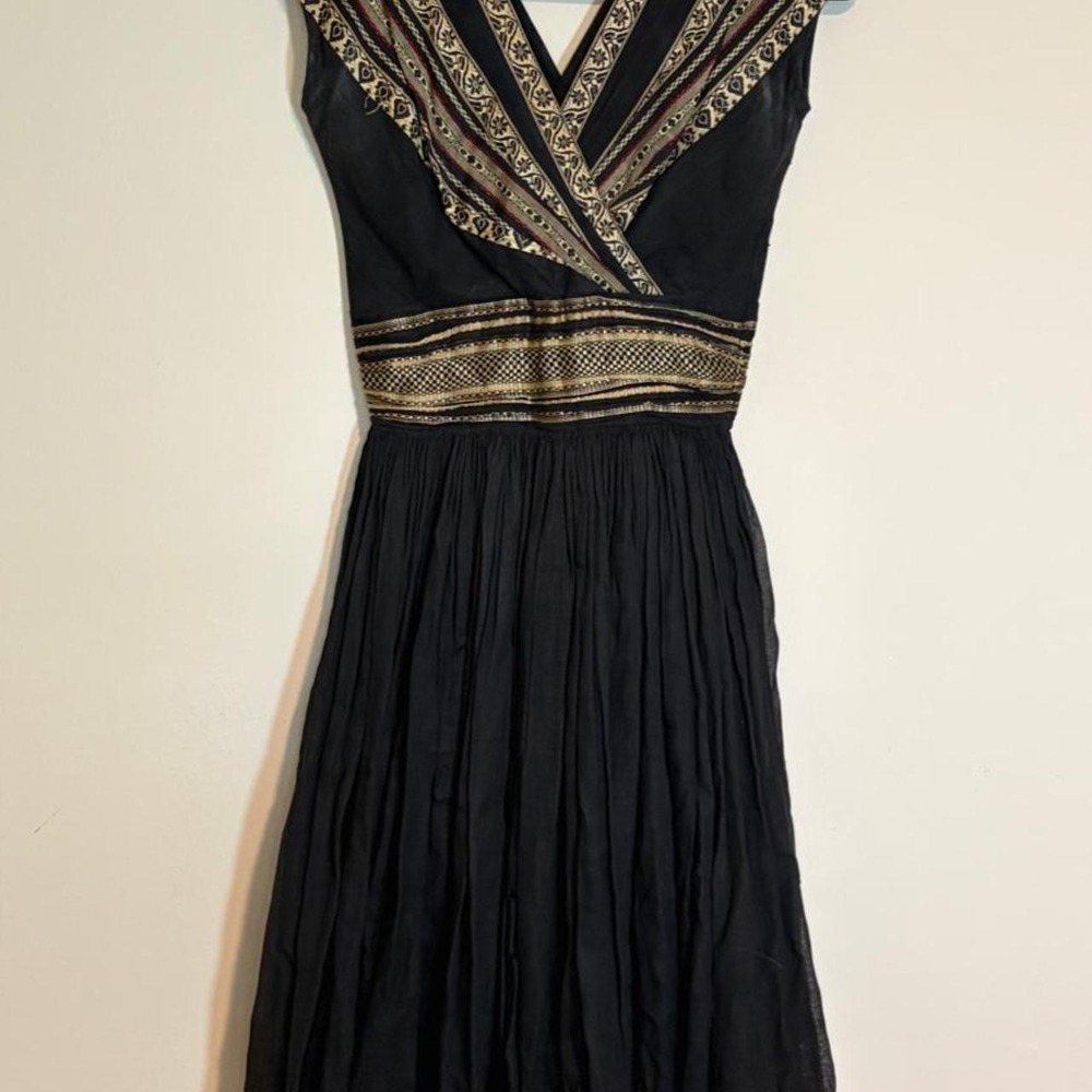 Vintage 50s Patio Cocktail Dress - Picture 7 of 8